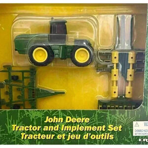 John Deere Tractor and Implement Set